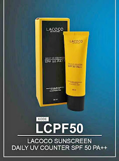 LACOCO SUNSCREEN DAYLY UV COUNTER SPF 50+ NASA