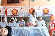 Nama Maurits Mantiri Disebut Saat Rapat Partai Gerindra Kota Bitung