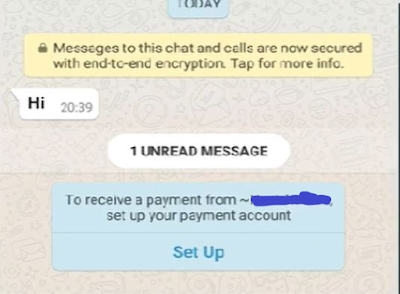 Whatsapp pay - Send a request