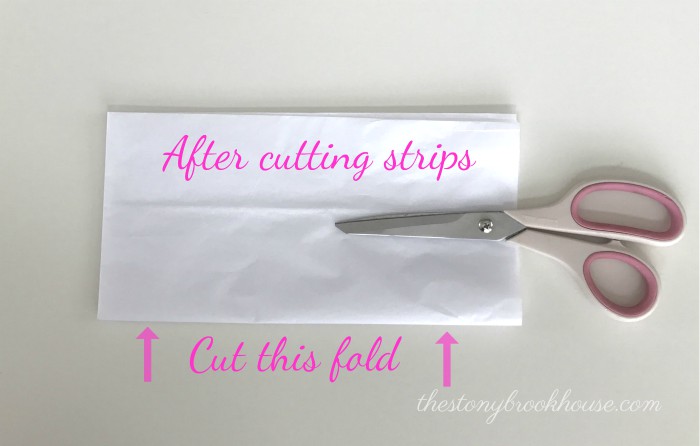 cut the fold