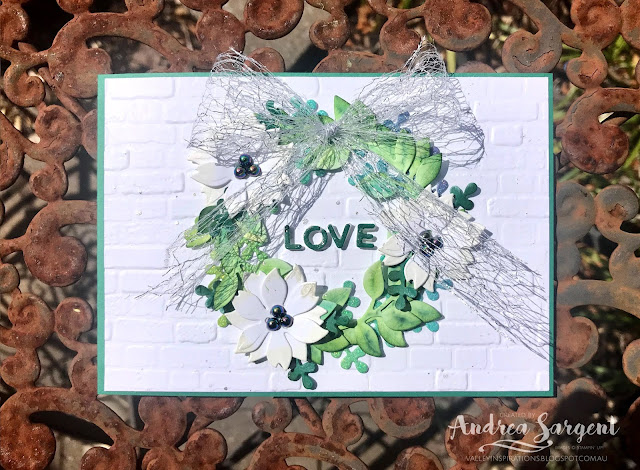 Garden Green Arrange A Wreath & Peaceful Boughs Stampin Up cards, Andrea Sargent, Valley Inspirations, Independent Stampin' Up! Demonstrator, Adelaide, South Australia