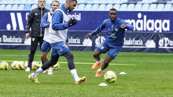 Málaga, más de dos de horas de entrenamiento pasada por agua