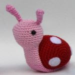 patron gratis caracol amigurumi | free amigurumi pattern snail 