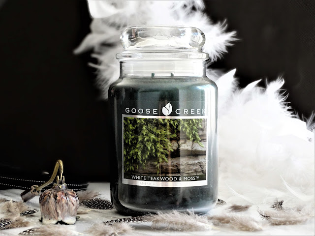 avis White Teakwood & Moss Goose Creek, white teakwood and moss, white teakwood and moss review, white teakwood and moss candle review, white teakwood and moss goose creek candle, avis bougie goose creek, goose creek candle review, blog bougie