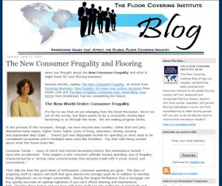 The New Consumer Frugality and Flooring by C.B. Whittemore