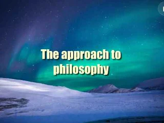 The approach to philosophy