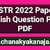 [PDF] GPSTR 2022 Paper-2 English Question Paper PDF 