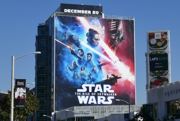 Star Wars Rise of Skywalker movie billboard