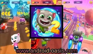 تنزيل لعبة Talking Tom Gold Run 2 MOD APK ملاحقة توم المتكلم للذهب مهكره مجاناً اخر اصدار للاندرويد,Talking Tom Gold Run 2 MOD APK,ملاحقة توم المتكلم للذهب مهكره