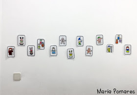 Tarjetas de vocabulario de PERSONAJES DE NAVIDAD imprimibles y talking flash cards