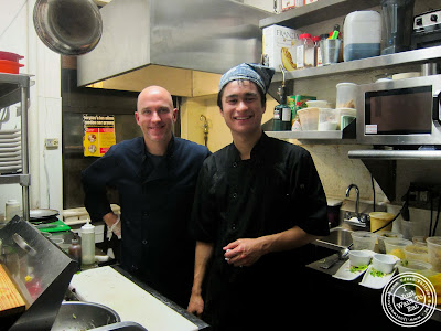 image of Execute Chef Ken Larsen (left) & Sous Chef Matt Roth from Table Verte, French vegetarian restaurant in NYC, New York