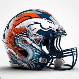 Denver Broncos Mythological Beasts Concept Helmet