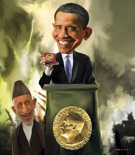 after nobel nod, obama convenes afghan war council