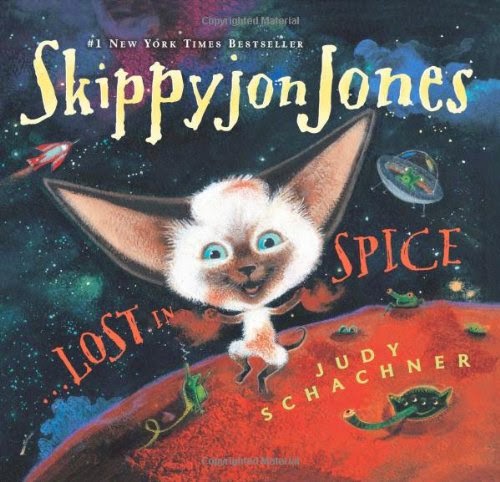 Skippyjon Jones, Lost in Spice, part of children's book review list about outer space