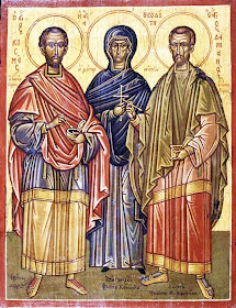 Sts. COSMAS & DAMIAN and their Mother Theodota