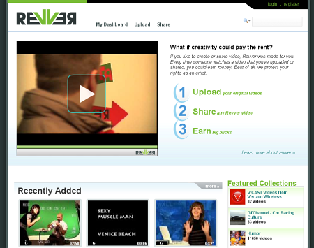 Share videos online and earn money