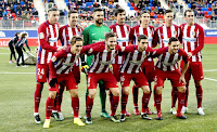 CLUB ATLÉTICO DE MADRID - Madrid, España - Temporada 2016-17 - José María Giménez, Gabi, Moyá, Savic, Filipe Luis, Fernando Torres y Godín; Griezmann, Saúl, Vrsaljko y Koke - S. D. EIBAR 0 ATLÉTICO DE MADRID 2 (Saúl, Griezmann) - 07/01/2017 - Liga de 1ª División, jornada 17 - Eibar, Guipúzcoa, estadio de Ipurúa - El Atlético pasó un muy mal rato en Ipurua, pero sacó los tres puntos gracias a su capacidad de sufrimiento y su mayor acierto en las áreas