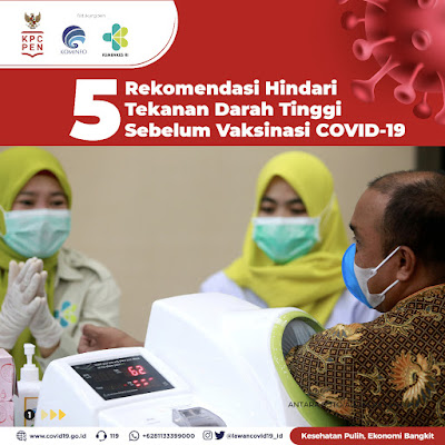 dr.Reisa Bagikan 5 Tips Hindari Tekanan Darah Tinggi Sebelum Vaksinasi COVID-19