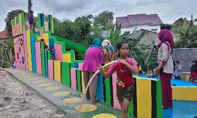 Pengalaman Berwisata Ke Taman Bunga Baturaja OKU Saat Tahun Baru 2019