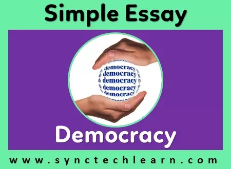 essay on democracy in english