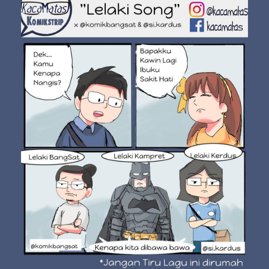 Meme Lelaki Kardus Lelaki Karpet yang Lucu Kocak  dan 