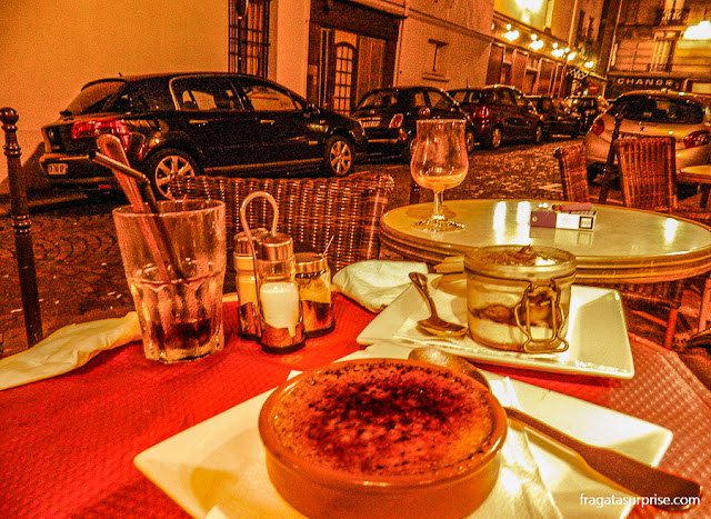 Sobremesas do restaurante Le Tambour d'Arcole, em Paris