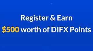 DIFX $10-$500 Crypto No Deposit Bonus