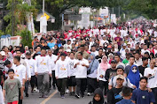 Gubernur Sulsel Andi Sudirman Sulaiman Lakukan Jalan Sehat Anti Mager di Sinjai