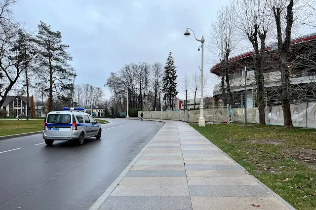 ВДНХ, Кольцевая дорога, строящийся парк аттракционов «Парк будущего»