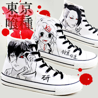 Anime Tokyo Ghoul Ken Kaneki Canvas sneakers