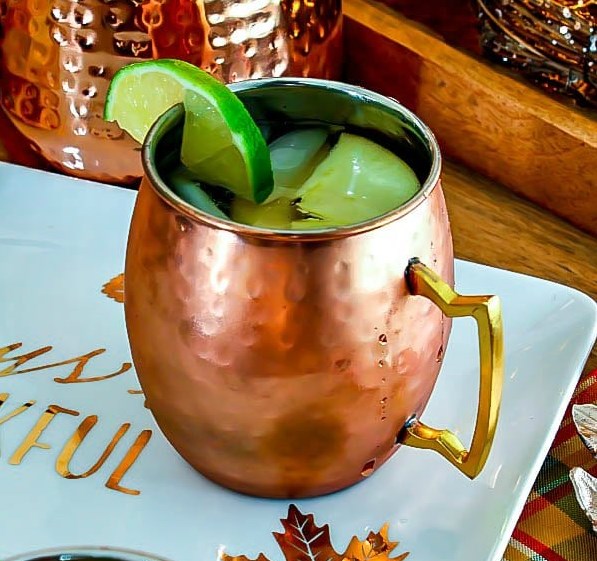 APPLE CIDER MOSCOW MULE #Dinner #PartyDrink
