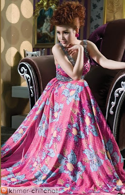 chhit socheata khmer model in new fashion dress