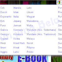 Cara Menampilkan Translater Google di Blog