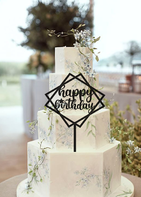 Happy Birthday cake topper