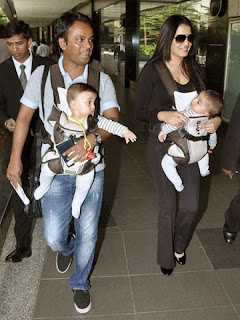 Celina Jaitley with her twins