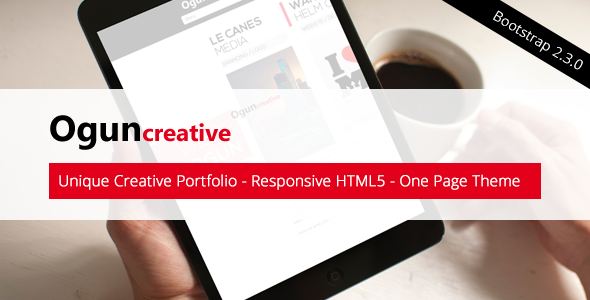 OGUN - Unique & Creative Responsive HTML5 Theme  - Creative Site Templates
