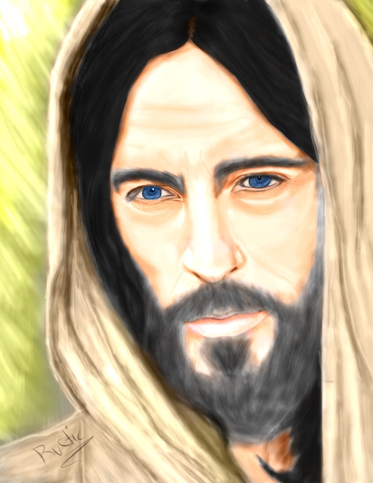 Ahad Blog Gambar Wajah  Yesus Tuhan Kristen