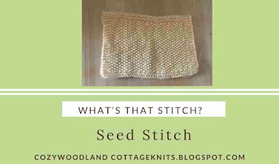 Picutre of Free printable seed stitch handy stitch card -sage