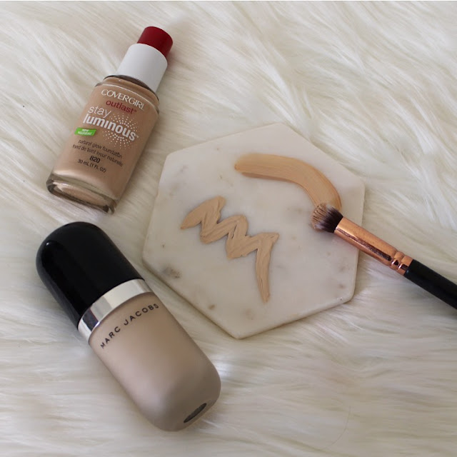 Customising foundation, foundation, covergirl, how to, marc jacobs, cover fx, nars, full coverage