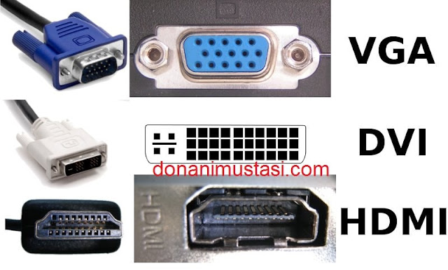 VGA, DVI ve HDMI Farkları Nedir?