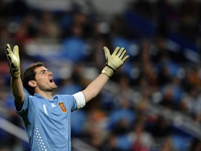 Iker Casillas World Cup 2010 Celebration
