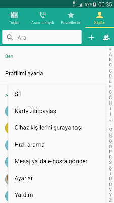 Telefon yedeğini almak, rehber yedeği, telefondaki numaraları almak