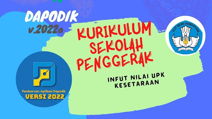 Kurikulum Program Sekolah Penggerak dan Rilis Dapodik 2022a