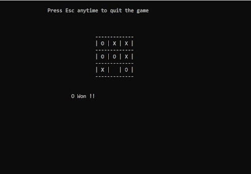 Tic Tac Toe Game in C++ Using Array