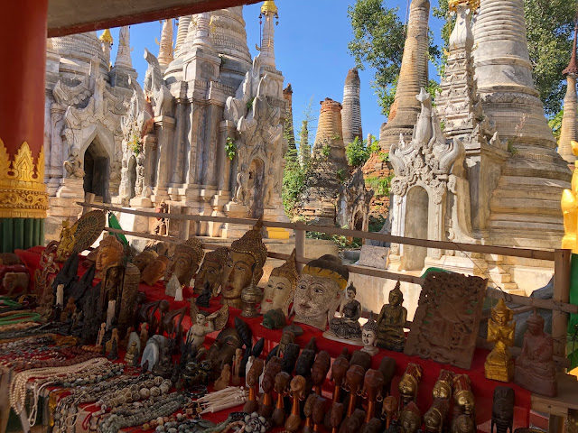 Shwe Inn Dein Pagoda Inle Lake Burma Myanmar