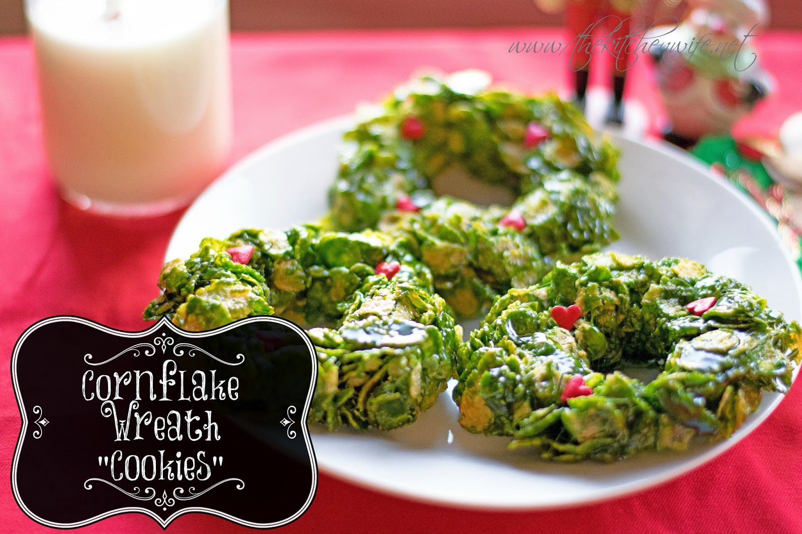 Corn Flake Wreath "Cookies" 