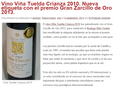 El-Producto-Gourmet-Vino-Viña-Tuelda-Crianza-2010-Premio-Gran-Zarzillo-de-Oro