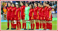 SELECCIÓN DE ESPAÑA FEMENINA SUB 19 - Temporada 1917-18 - Patricia Guijarro, Paula Fernández, Ona Batlle, Damaris Egurrola, Noelia Ramos, Maite Oroz, Andrea M. Sierra, Lucía Mª Rodríguez, Aitana Bonmati, Carmen Menayo y Lucía García. SELECCIÓN DE FRANCIA FEMENINA SUB 19 2 (Bourdieu, Laurent) SELECCIÓN DE ESPAÑA FEMENINA SUB 19 3 (Patricia Guijarro 2, Damaris Egurrola). 20/07/2017. Campeonato de Europa de Selecciones Femeninas Sub 19, final. Belfast, Irlanda del Norte, Windsor Park.