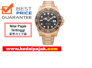 Pajak Rolex (Pawn Rolex GMT Master II  RM90,000) - kedaipajak.com