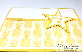 Nigezza Creates with Stampin Up & Tropical Oasis & Stitched Star Dies